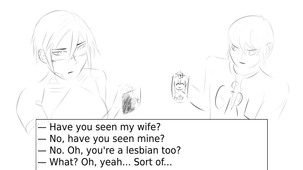 Almachaotic's tweet photo. have you seen my wife?
#signalis #boymoder #girlmoder https://t.co/vLpHSy6w6z