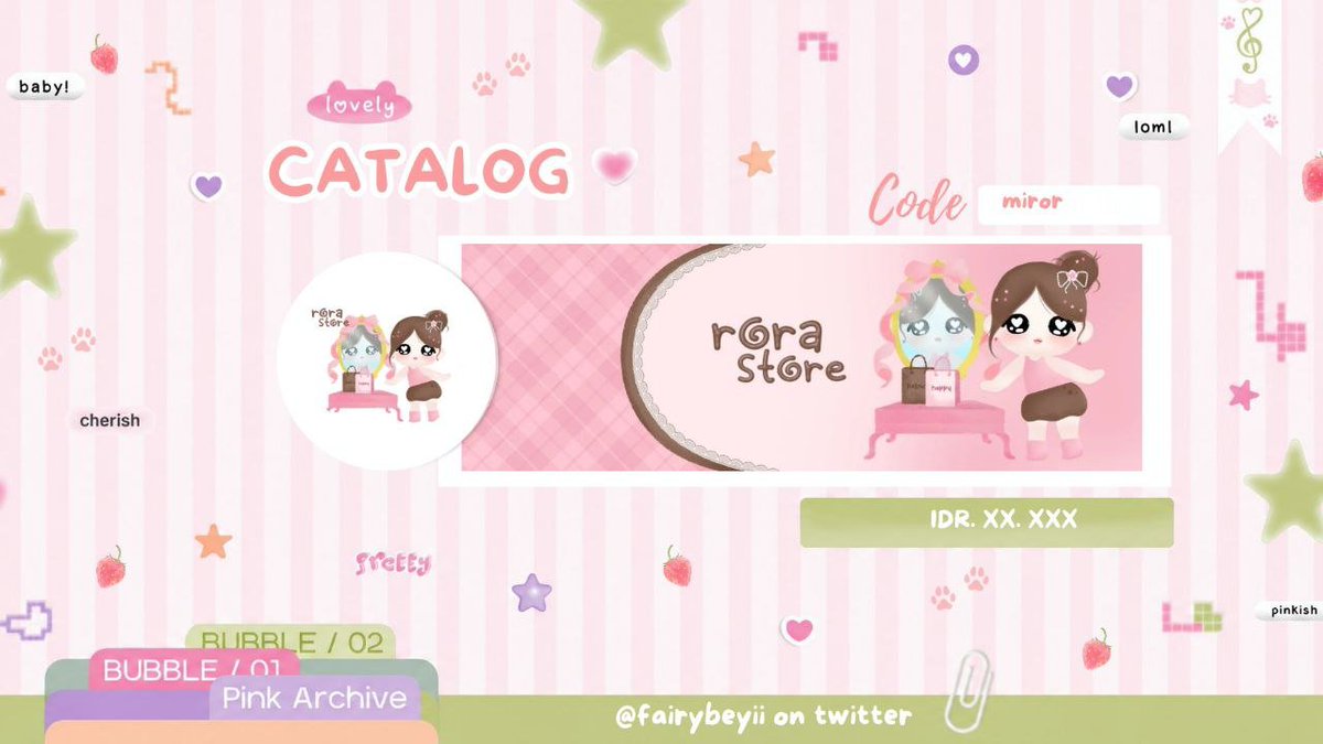 fairybeyii's tweet photo. 🍭 ㅤֶָ֪‌ㅤHELP RT ❓

hayy mantimun! aku bawa 3 katalog chibi nyang siap di ospek nihh 🐈‍⬛  kalau ada kesamaan dengan BA lainnya, boleh tegur aku baik baik lewat DM yaa 👋

trimakasiiu yang udah bantu ospek anak barukuu! <33  

#zonauangㅤ #bealanjaㅤ #zonajajan https://t.co/BnLPcsoSn8