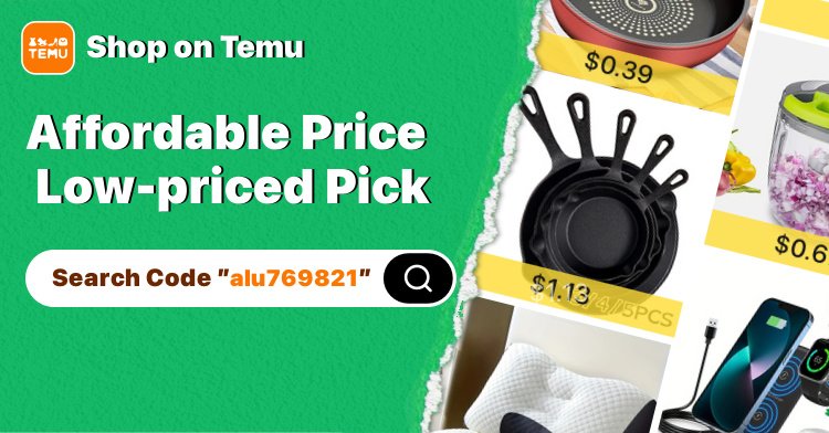 SandieQOS's tweet photo. 💥 Flash drop! Temu codes are here. Don’t Miss Out! 🎉
【 alu769821 】 SPECIAL OFFER! Unlock secret low prices 👉 https://t.co/yCKSCC1lK9 https://t.co/cypckXhFcm