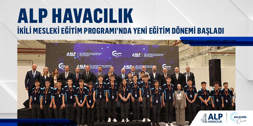 AlpKariyer's tweet photo. Alp Havacılık olarak nitelikli teknik insan kaynağı yetiştirilmesine katkı sağlamak amacıyla hayata geçirdiğimiz İkili Mesleki Eğitim Programı’nda 2026-2027 eğitim öğretim yılı, yapılan açılış töreniyle başladı.

#AlpHavacılık #İkiliMeslekiEğitim #İMEP https://t.co/7KcLEm4Za2