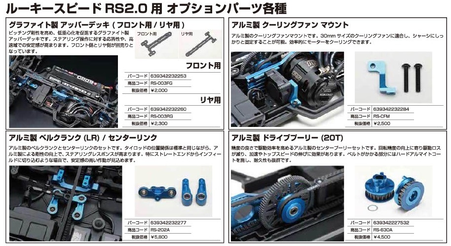dryhop_ito's tweet photo. お手軽ツーリングカー
RS2.0のNEWオプションパーツが登場！
私も投入してみよう😉
#ヨコモ
#RS2.0
#オプション
#新商品 https://t.co/8ch6EpxMh0