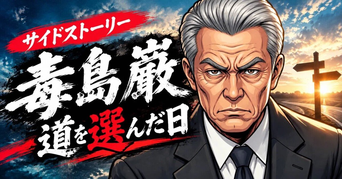 escape_owarai's tweet photo. 「おわ喜利」サイドストーリー、第一弾を公開しました！

【毒島巌、道を選んだ日】

番組では見えない、超辛口審査員・毒島巌の半生。なぜ彼は「思ったことしか言わない」という生き方にたどり着いたのか。ある一夜の出来事が、今の辛口ぶりの原点になっています。

https://t.co/BKg3oydSMD https://t.co/D3QuCirjUg