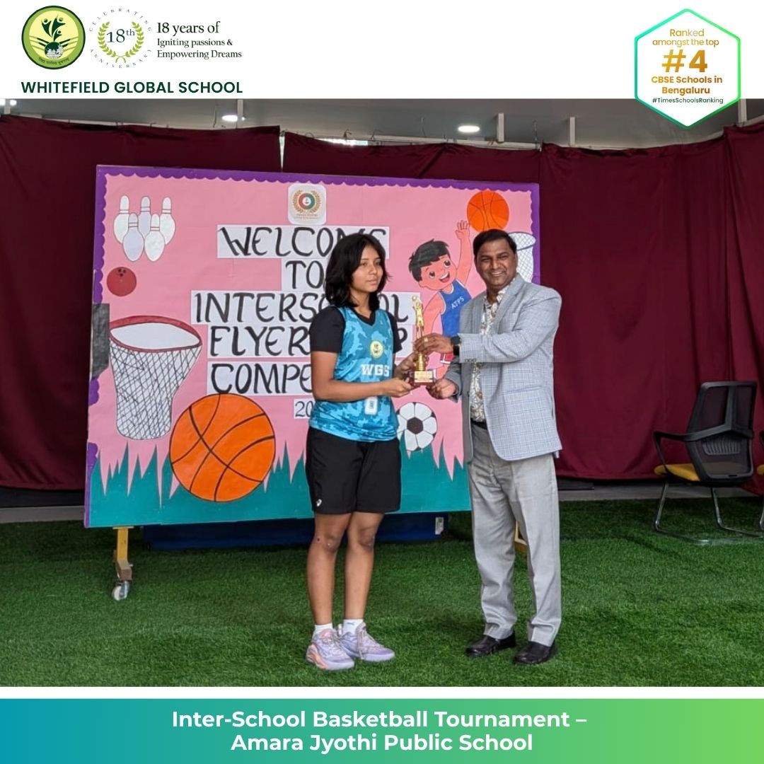 wgs_bengaluru's tweet photo. ππ Double Champions at the Amara Jyothi Public School Basketball Tournament! U-14 & U-16 Girls won Gold, while U-16 Boys secured Runner-Up! π₯π₯π₯
β Anveeka Borah & Isha were named Best Players of the Tournament! Congratulations to our WGS stars! π₯π #WGSBengaluru #WGSpride https://t.co/zhAwQyECWi