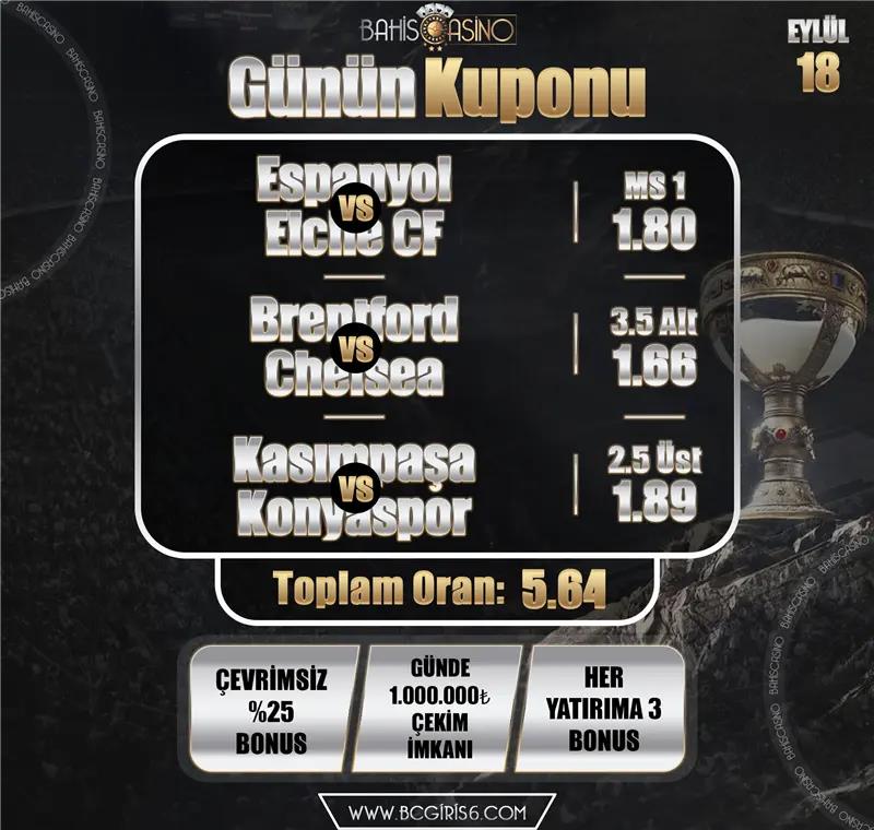 TRbahiscasino's tweet photo. ⚽️ BC Analiz Ekibinin Hazırladığı Günün Kuponu! 🏆 Spor Jest Bonusu! #bahiscasino 🏆 https://t.co/cs7tfjES9V https://t.co/59GEr4UNa2