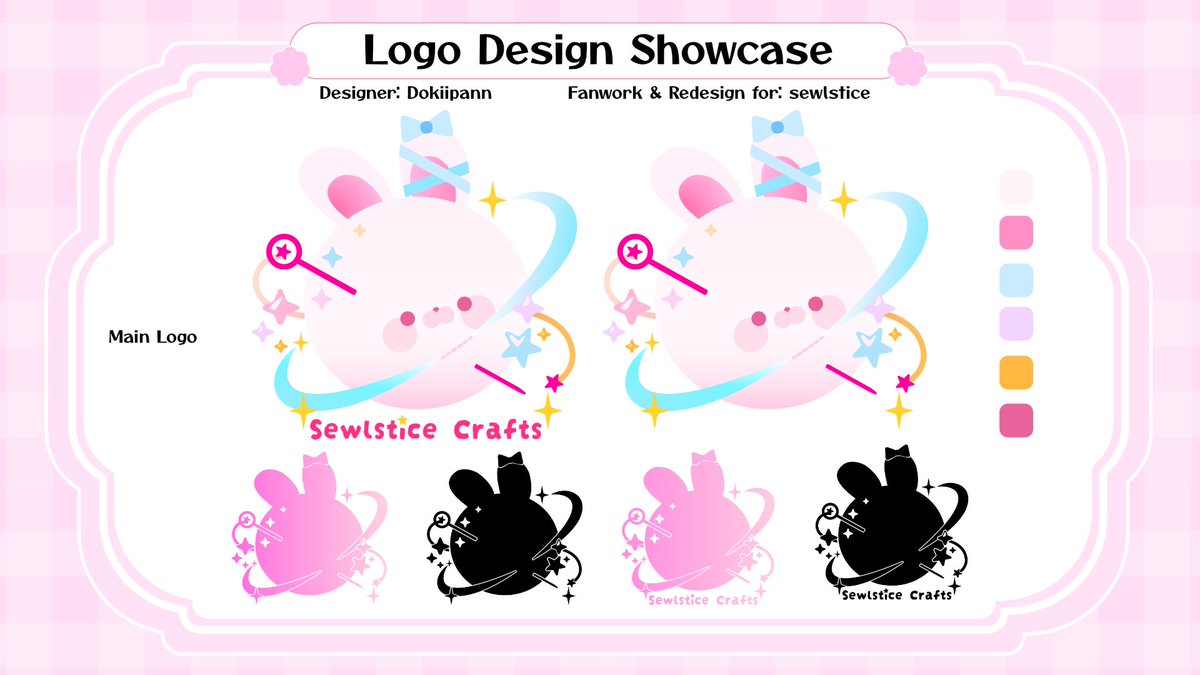 dokiipann's tweet photo. Logo redesign + Fanwork for @/sewlstice.crafts 🐇🪐 https://t.co/ttlEZzUDKW