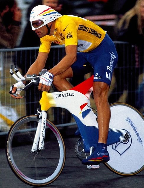 josean0728's tweet photo. Indurain en el Prólogo de Bolduque 
@letour (1996) https://t.co/xnaFRan9fi