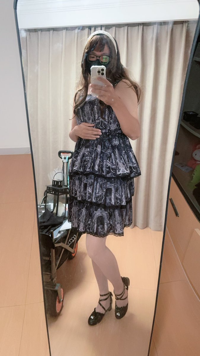 sad212334's tweet photo. 不愧是洛丽塔，我这样的屌丝穿都好看🧏‍♀️ #男娘 #可爱的男孩子 #洛丽塔 https://t.co/nHyUGEbo3M