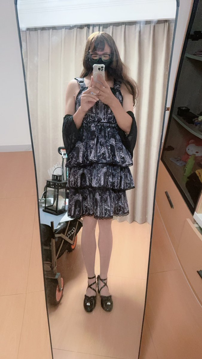 sad212334's tweet photo. 不愧是洛丽塔，我这样的屌丝穿都好看🧏‍♀️ #男娘 #可爱的男孩子 #洛丽塔 https://t.co/nHyUGEbo3M