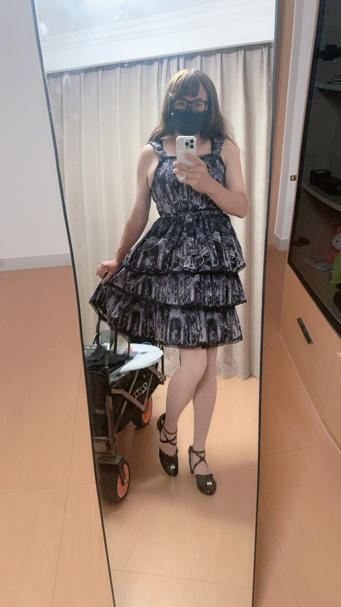 sad212334's tweet photo. 不愧是洛丽塔，我这样的屌丝穿都好看🧏‍♀️ #男娘 #可爱的男孩子 #洛丽塔 https://t.co/nHyUGEbo3M