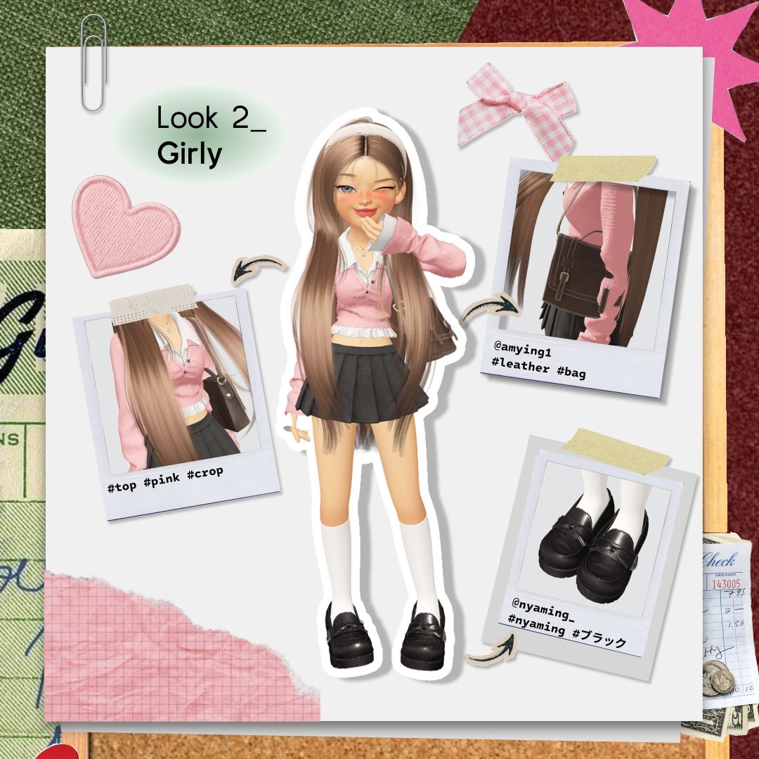 zepeto_official's tweet photo. #ZEPETO Back to School Outfits 🏫✨
👇 Outfit ideas for your first day back!

Which fit are you claiming for Day 1?
Let us know in the comments! 💬💖

LOOK 1️⃣ : Sporty
https://t.co/bXoYLiYEar 

LOOK 2️⃣ : Girly
https://t.co/rUjbbVVohx 

LOOK 3️⃣ : Preppy
https://t.co/2T5RCjEZ8r 

Find these items on ZEPETO &
style your perfect back-to-school look! 🎒👗

#ZEPETO #ZEPETOfyp #BackToSchool #ZEPETOOutfit