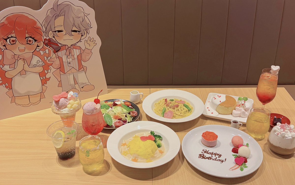 harulove_PR's tweet photo. 🎀🍽️ついに明日！🍽️🎀

『晴野さんのことなんて全然好き』コラボカフェまであと一日です🫶
店内装飾が可愛すぎて、たくさん撮っちゃいました🎶
 鈴里ちゃんの誕生日をテーマに、新規描き下ろしイラストが盛りだくさんです💕
ご来店お待ちしております✨
#晴LOVE

▼詳細
 https://t.co/eSbxs58F8d https://t.co/aKxVZXr2ce