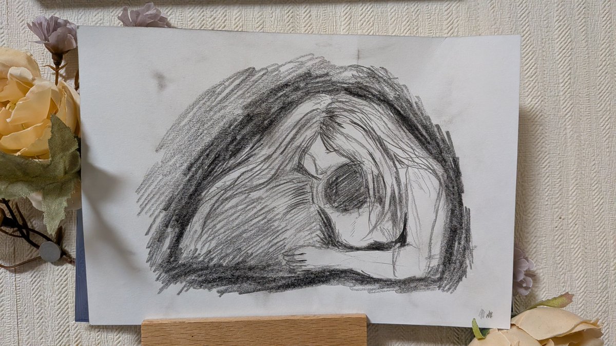 hirokoma91's tweet photo. 美術館に行ってきた。
有名画家が描いた絵を前にその場で模写できるという楽しげな展示で私も挑戦して来ました。描くとなるととても観察するので元の絵がどれだけのパワーをもっているかが分かります。そしてなんて贅沢な企画なのだろうとも感じました。 https://t.co/Xvj73mpddP