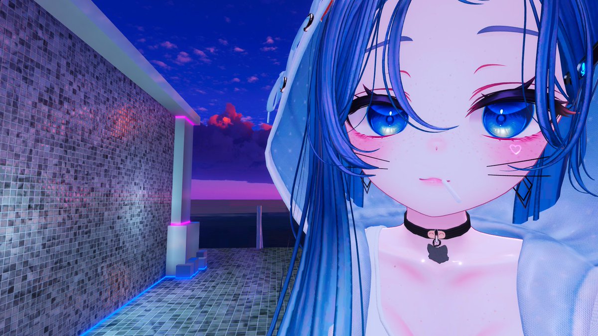 juniax_xd's tweet photo. My angel flew down to Earth to preserve peace and goodness, so rejoice that you are alive and live your own happiness 💫#vrchat #game #airi #angel #day #serenitycove https://t.co/uxf52J39TH