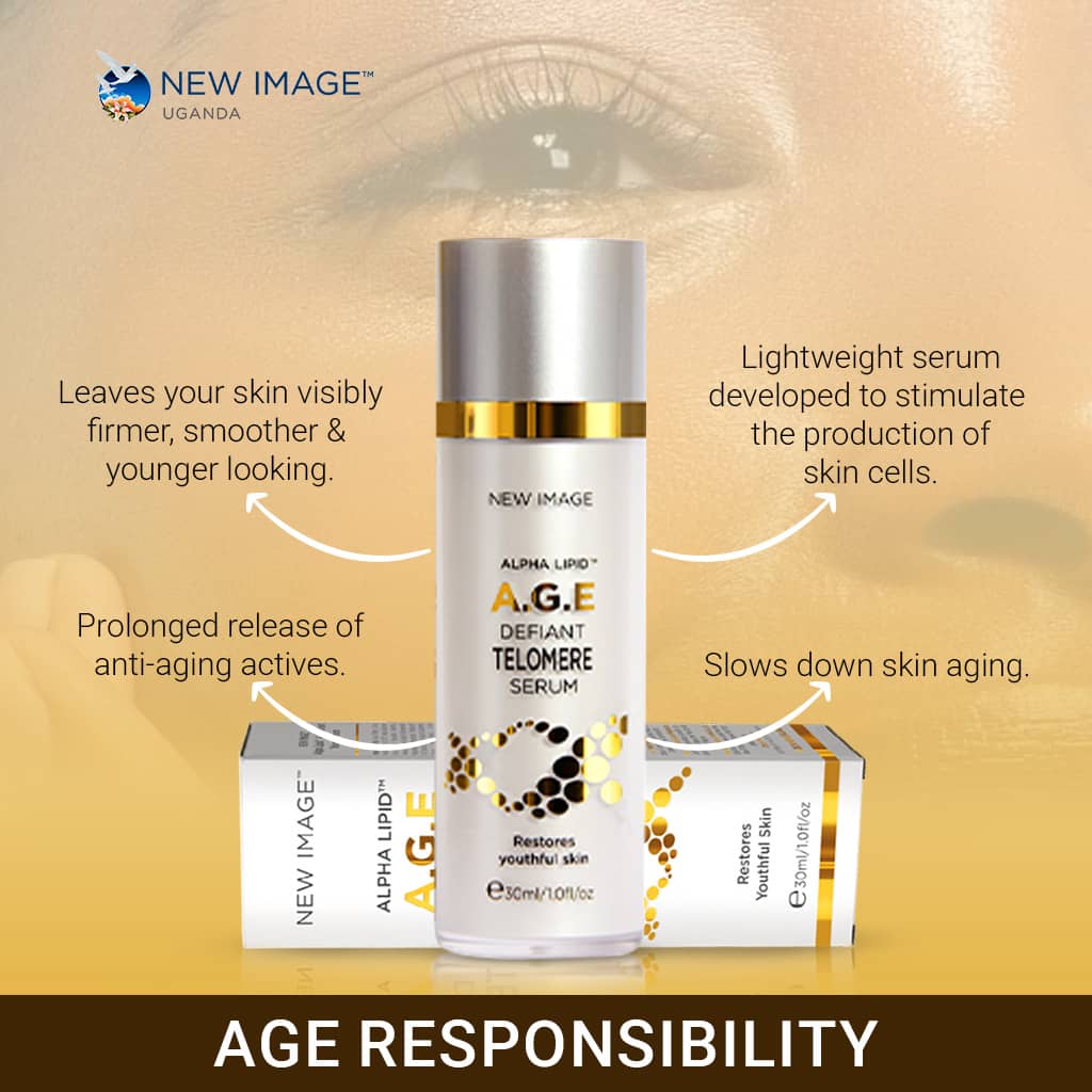 newimageug's tweet photo. Reclaim Your Youthful Glow! ✨ AGE Defiant Telomere Serum slows skin aging, boosts cell renewal, and keeps your skin firm &amp; radiant. Stay youthful, stay confident! 💛 #AgeResponsibility #SkinCareGoals https://t.co/55pFB9A4qe