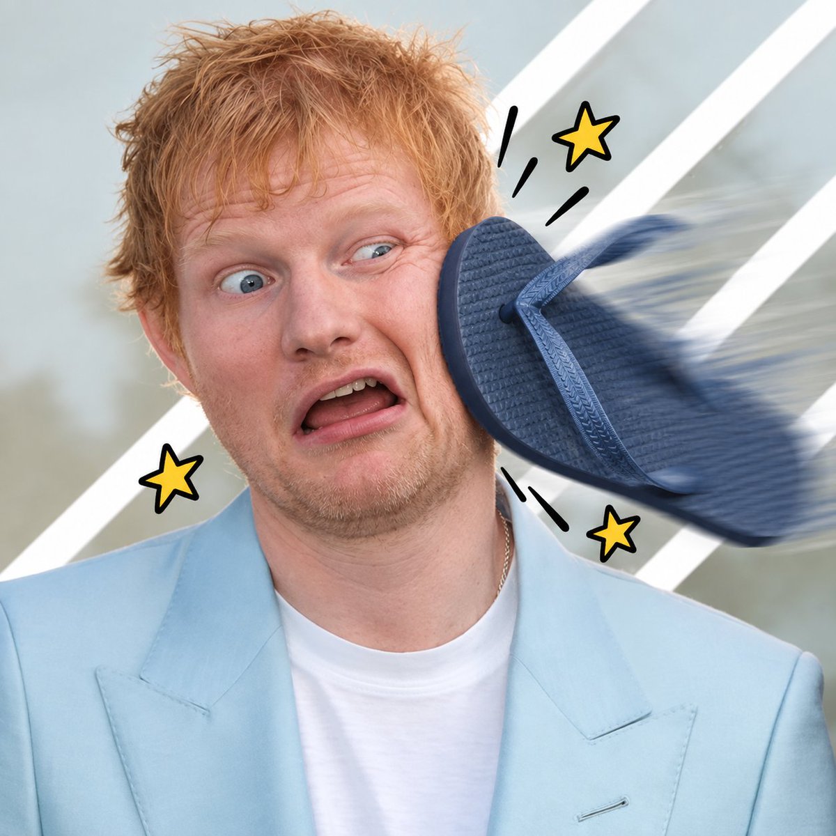 ChanclaJusta's tweet photo. Ed Sheeran dice que lo de Macklemore fue decisión de los promotores

Lo de la chancla también ha sido cosa del promotor...

#chanclazodeldia https://t.co/7MsP65yXD5