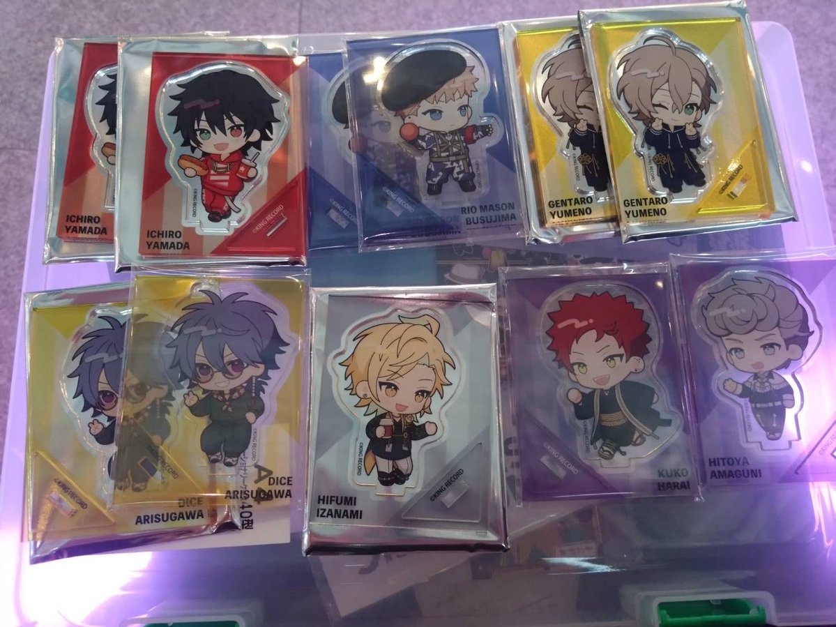 Yutu__n_'s tweet photo. 【交換】ヒプマイ コスモワールド アクスタ

譲)一郎2 理鶯2 幻太郎2帝統 2一二三 空劫 獄

求）アクスタ　銃兎 簓 左馬刻

本日現地、横浜での手渡しまたは10/4ライブ会場､後日池袋､大宮手渡し交換可能
お気軽にお声掛け下さい🙇‍♀️ https://t.co/Q5WhPumar4