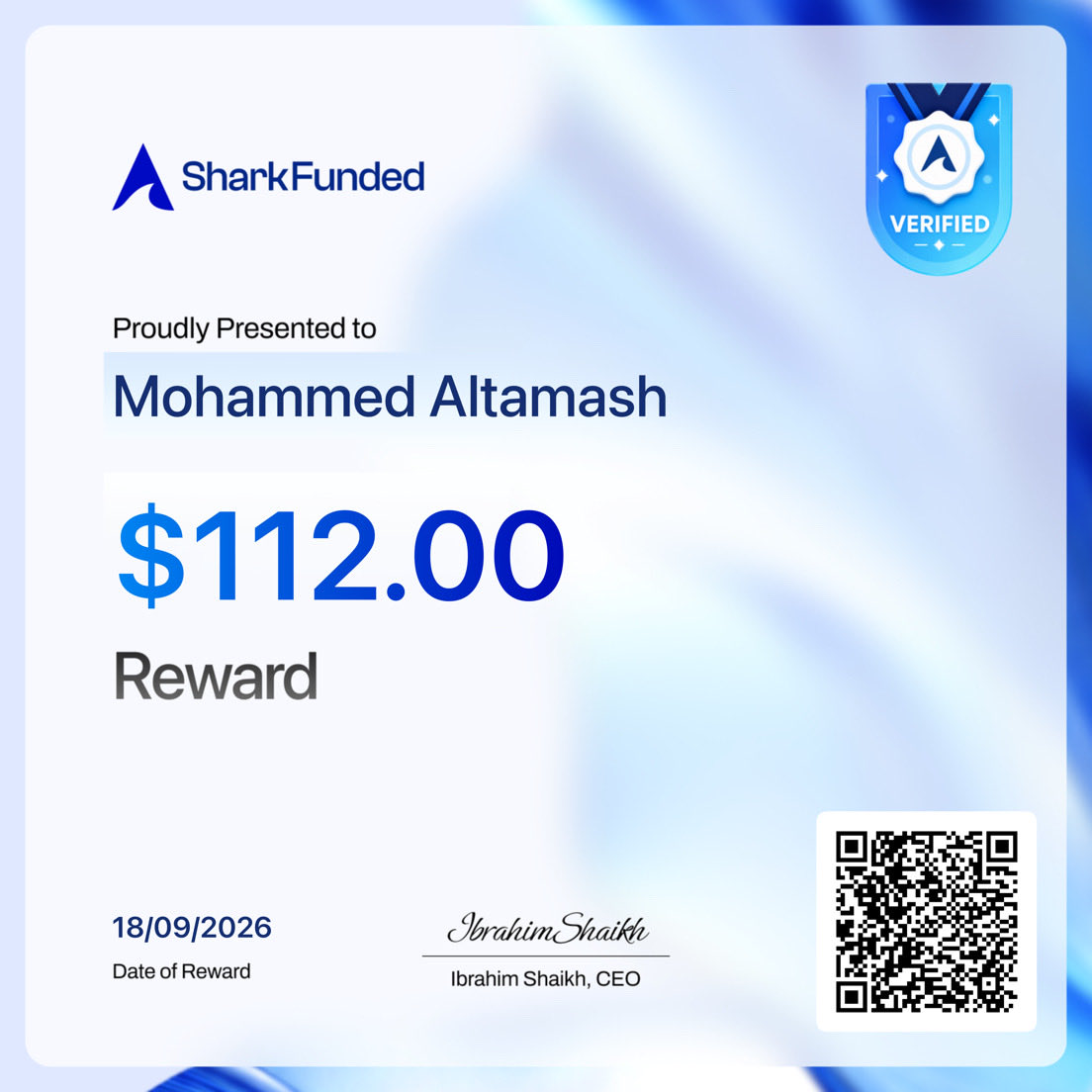 mohdaltmsh8's tweet photo. -Received within 24hrs 🫡🫡
-Thanks to 🙌🏻@ibrahimshkh10 @SharkFundedfirm https://t.co/t295n7oSyv