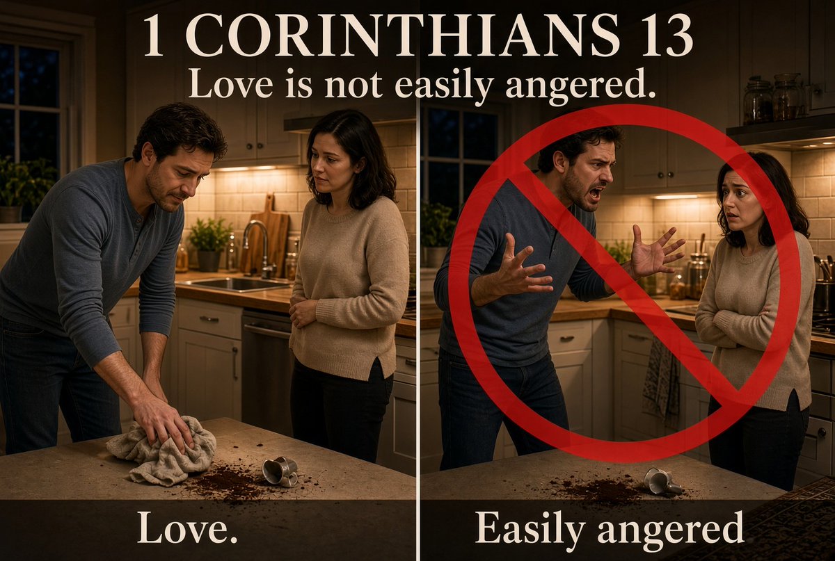 DaneDe4orest's tweet photo. Love is not easily angered https://t.co/AXjwLzI1lB