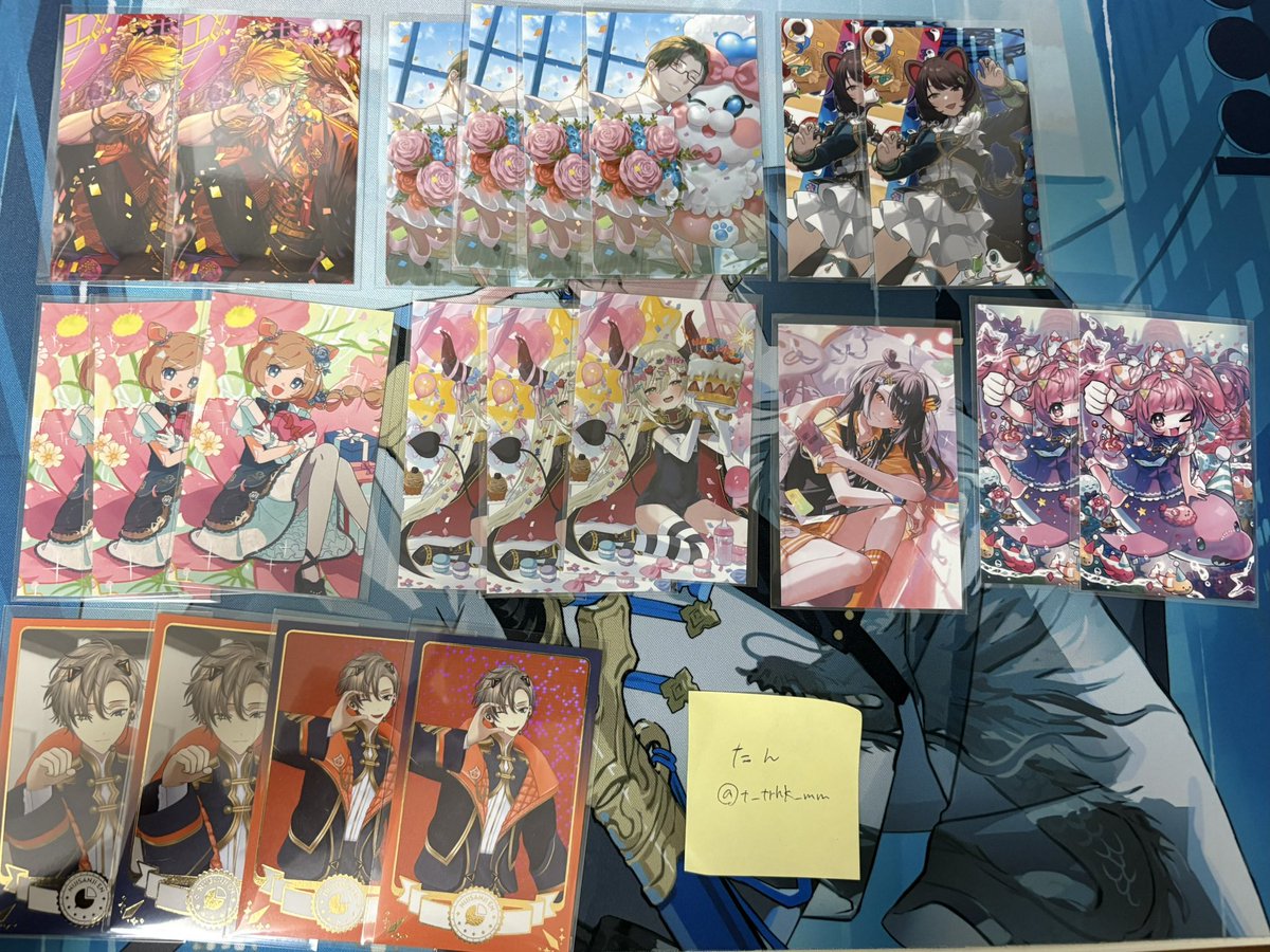 t_trhk_mm's tweet photo. 【交換・譲渡】にじさんじ ノスタルジアコレクション Bグループ 共通衣装3D ランダムチェキ風カードAグループ 

譲）画像1枚目

求）画像2枚目

郵送、都内手渡し可
お気軽にお声掛けください https://t.co/fLwDAUV17o
