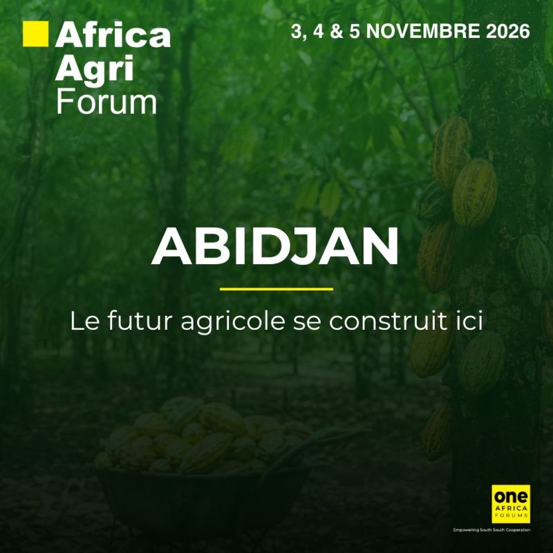 HiTechAfriqueTV's tweet photo. La Côte d’Ivoire accueillera, du 3 au 5 novembre 2026, la 12e édition de l’Africa Agri Forum.

Plus de 400 participants issus d’une vingtaine de pays africains sont attendus à ce rendez-vous.

Découvrez 👇 
https://t.co/xQ1MnaIREa https://t.co/J9bwonfw1o