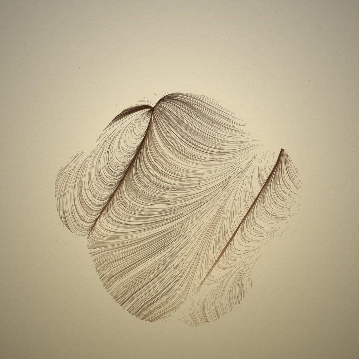 NasalisFlow's tweet photo. It starts with a hash.

Hash — Token ID → SHA-256 → unique fingerprint.
PRNG — The hash creates a deterministic random seed.
Traits — The seed determines palette, flow style, density, and more.
Silhouette — The proboscis monkey shape becomes the template.
Flow Field — The silhouette + noise create the direction of the flow.
Particles — Thousands of points move through the flow, leaving colored lines.
Finishing — Grain + vignette → final PNG.

Hash → Code → Flow → Art.

That’s Nasalis Flow.