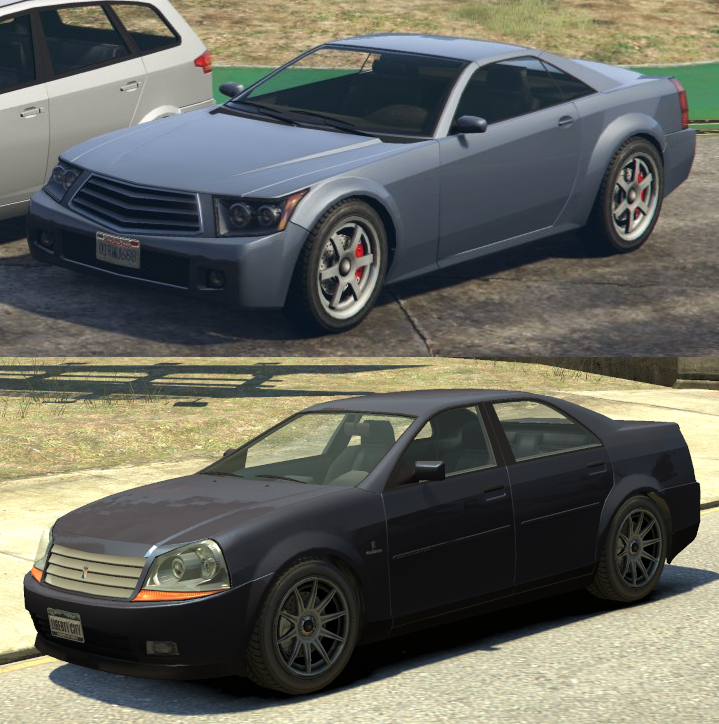 TheCanadianGTR's tweet photo. A 5-year difference between the Albany Presidente in GTA 5 and GTA 4.

#GTA5 #GTAV #GTA4 #GTAIV https://t.co/VTr5J76hma