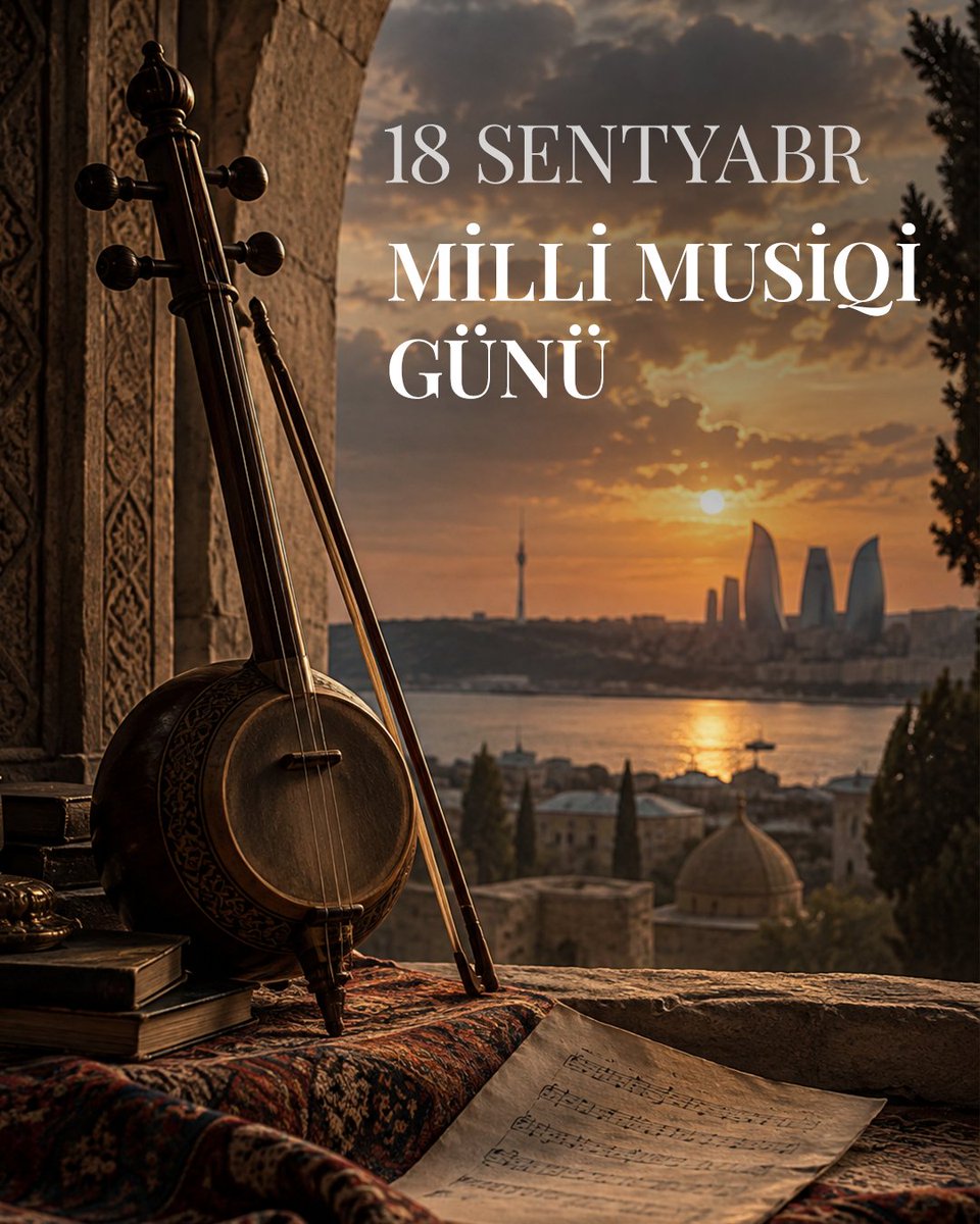 nagiyev_ilham's tweet photo. Azərbaycan peşəkar musiqisinin banisi #ÜzeyirHacıbəyli-nin doğum günündə qeyd edilən #MilliMusiqiGünü xalqımızın mədəni kimliyinin mühüm bir hissəsidir. Dövlətimizin davamlı diqqəti və qayğısı sayəsində milli musiqi ənənələrimiz bu gün həm ölkəmizdə, həm də beynəlxalq aləmdə uğurla təbliğ olunur.

#MilliMusiqimiz #MilliDəyərlərimiz