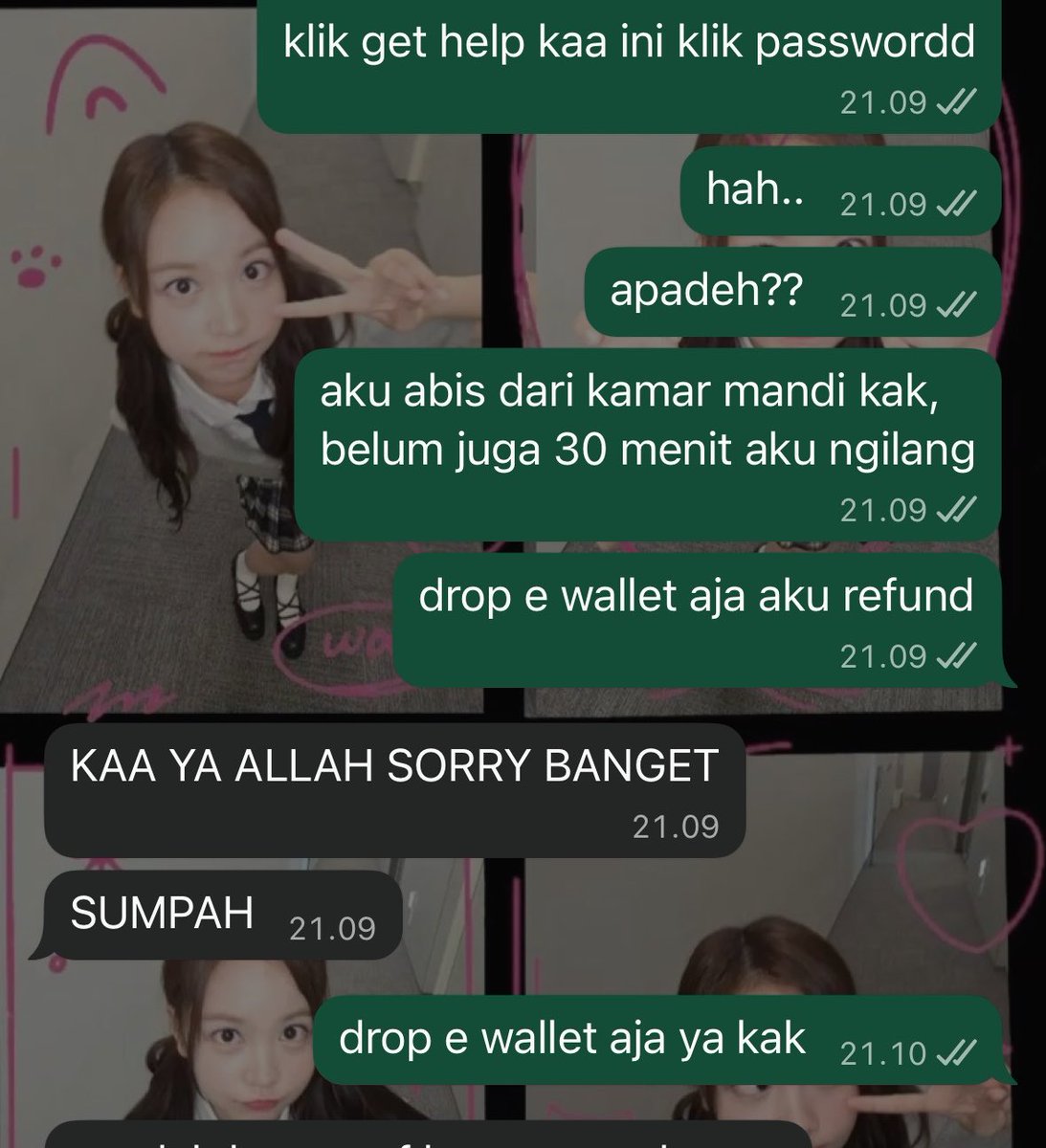 diaryilac's tweet photo. sama.. sakit hati bgt bjir😞 https://t.co/oHDd0jJ5rY