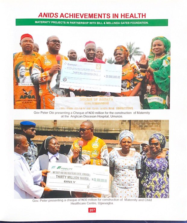 TimedFrank's tweet photo. As governor, Peter Obi distributed hundreds of ambulances and gave millions of Naira to Hospitals. https://t.co/uhpSY1fgA4