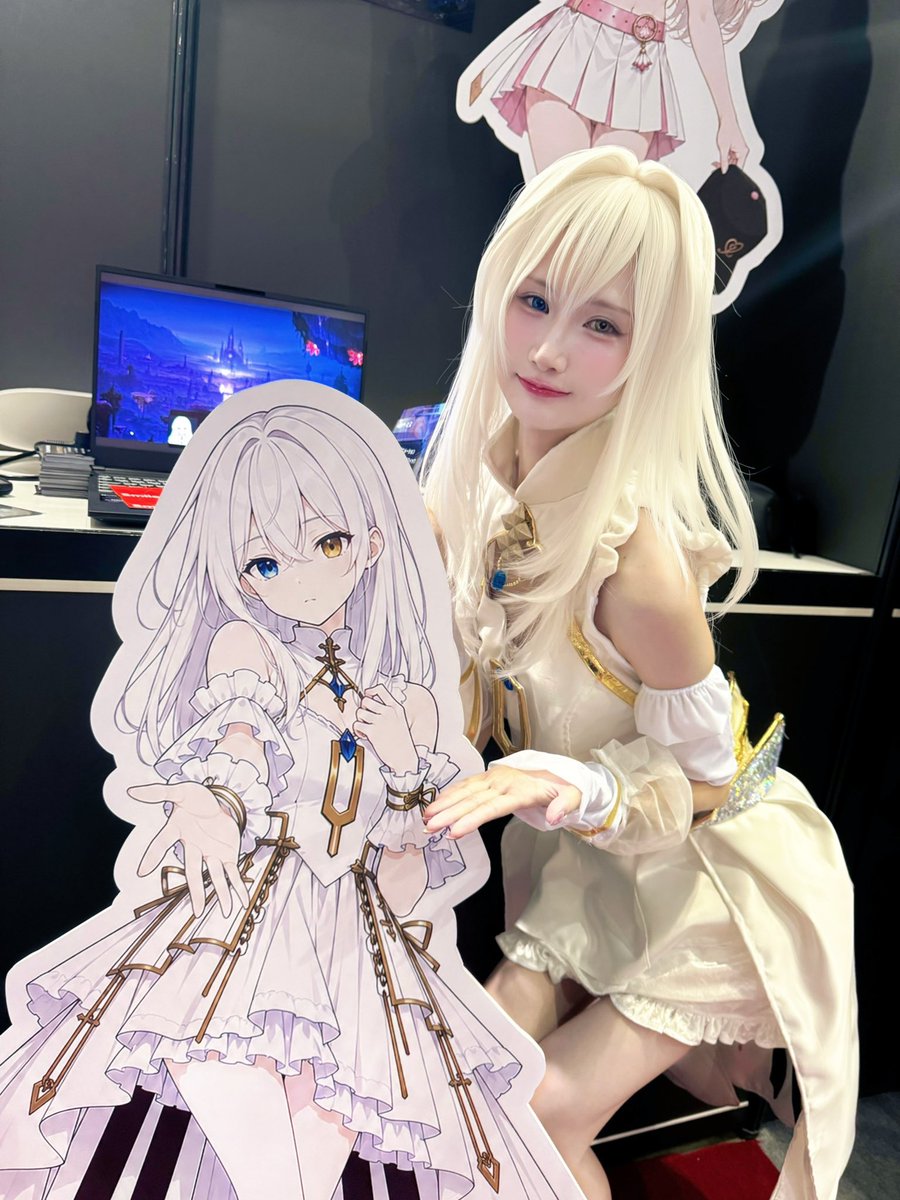 poepoevoice's tweet photo. #TGS2026 2日目
アート���イスタジオ「SONORIA」ブースお越し頂いた皆様ありがとうございました🤍

沢山のお仕事ご一緒した方やお友達に会えて嬉しい！
皆の好きが詰まってるTGS、大好きだなーって思いました❕ https://t.co/jt35cMMmap