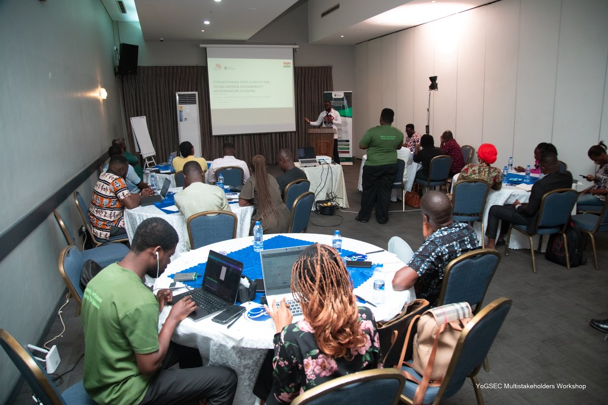 SYNDGhana's tweet photo. On 15 September 2026, SYND, through the Young Green and Sustainability Entrepreneurs Consortium (YoGSEC), convened a multi-stakeholder workshop that brought together government institutions, development partners, financiers, private sector actors and.... https://t.co/MoGzAPpQfh