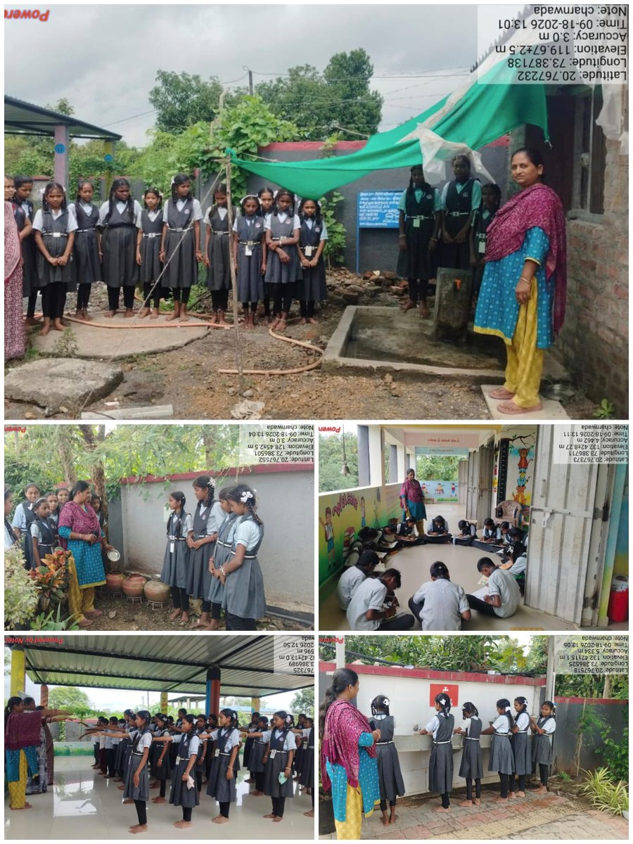 SbmVansda's tweet photo. “SHS – 2026” અંતર્ગત  વાંસદા તાલુકાના  ચારણવાડા ગામે ��ાળાના બાળકોને  કચરાના વર્ગીકરણ, કમ્પોસ્ટિંગ તથા સ્વચ્છતા અંગે માર્ગદર્શ#SHS2026 #SWACHHTAHISEVA2026 #SWACHHTA_MEIN_SAHBHAG_SWACHH_BHARAT_VIKSIT_BHARAT #swmrules2026 #SWACHHTAHISEVA #4WAYSOURCESEGREGATIOswachhbharatabhiyan https://t.co/KokQtH5nsh