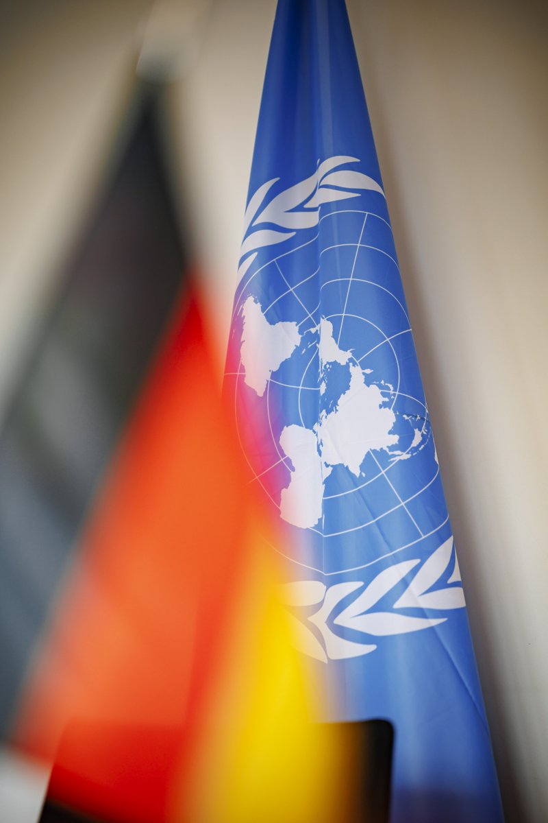 GermanyInAfrica's tweet photo. 🎉 53 years ago, Germany joined the @UN​, a major step back into the international community.

Today, 🇩🇪 is one of the UN's largest contributors, participates in peacekeeping missions, incl. #SouthSudan &amp; works with partners like #Namibia on the #PactForTheFuture. 

@GermanyUN https://t.co/0PqUNZg2NE