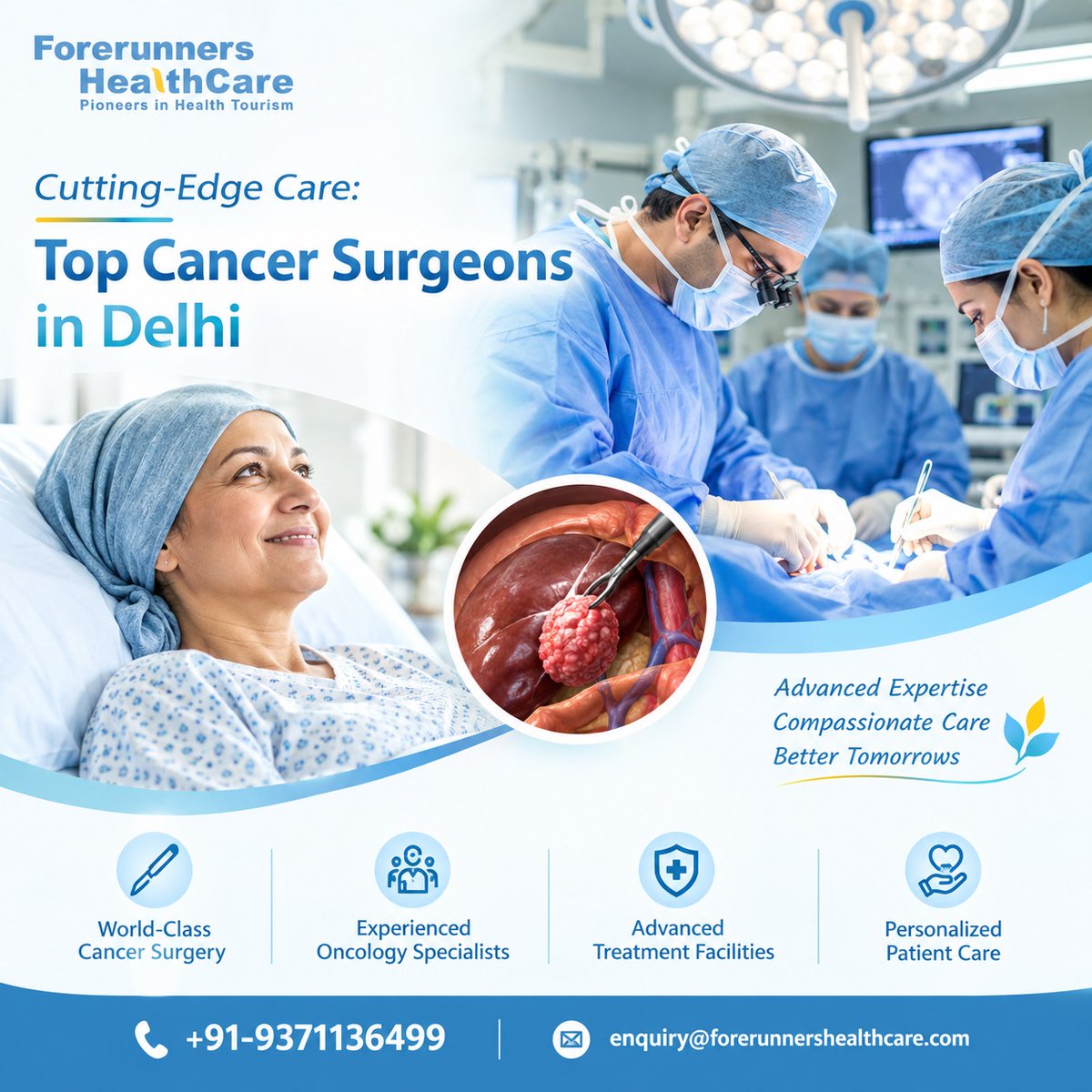 forerunnerscons's tweet photo. Cutting-Edge Care: Top Cancer Surgeons in Delhi

🌐: https://t.co/zRW7EeV7YX

✉️: enquiry@forerunnershealthcare.com
📲: +91-9371136499

#CancerTreatmentDelhi #CancerSurgeons #CancerHospitalDelhi https://t.co/L2fy0arDLG