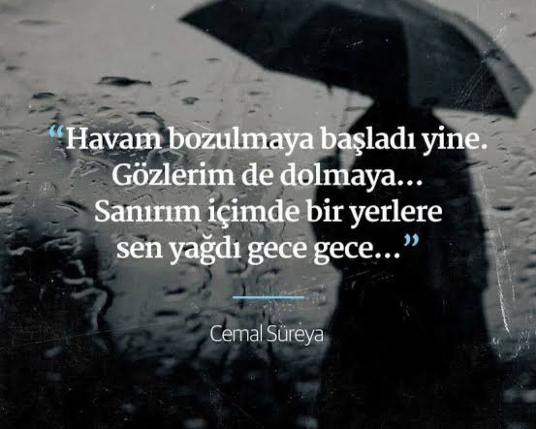 c_sureya's tweet photo. Havam bozulmaya başladı yine.
Gözlerim de dolmaya. 
Sanırım içimde bir yerlere sen yağdı gece gece. https://t.co/1gRxyofsgp
