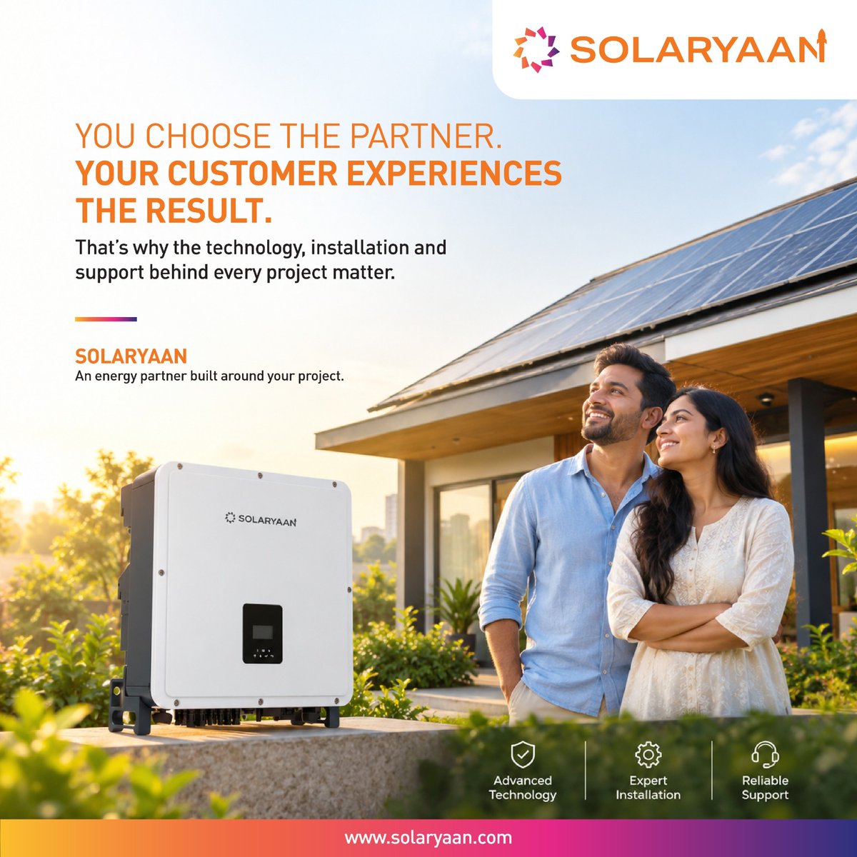 Solaryaan_'s tweet photo. A solar project is more than what gets installed on the roof. With Solaryaan as your energy partner, you get the technology, installation expertise and support needed to deliver a complete customer experience.

#Solaryaan #EnergySolutions #SolarSolutions https://t.co/66P6ktafxN