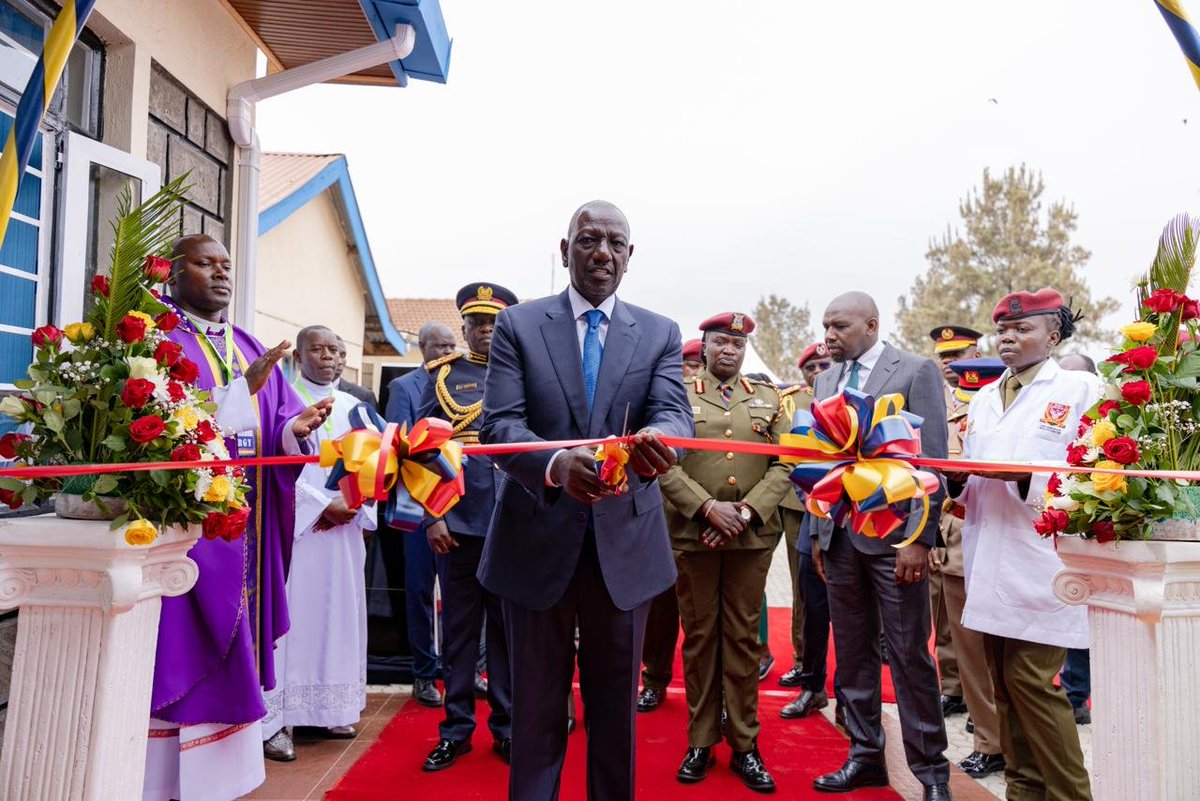 WilliamsRuto's tweet photo. Further, through Usalama Cover, under the Social Health Authority, more than 138,000 police and prison officers have access to a dedicated medical scheme, ensuring access to quality healthcare. https://t.co/R67v8V7wOx
