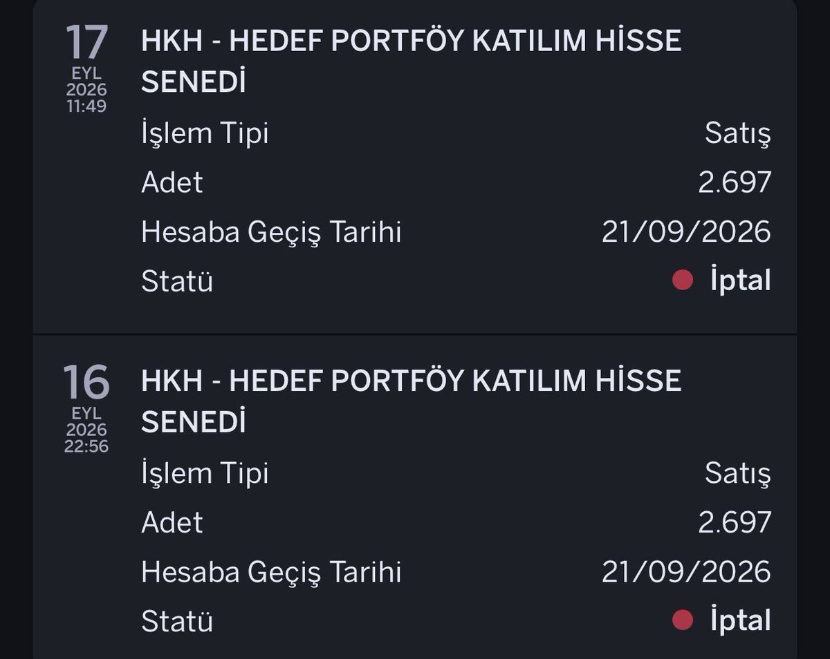 enbabaoyuncu's tweet photo. @finansalozgur94 17 Eylül tarihli sabah verdiğim iki emrim iptal oldu. https://t.co/ZGjAIYB1PJ