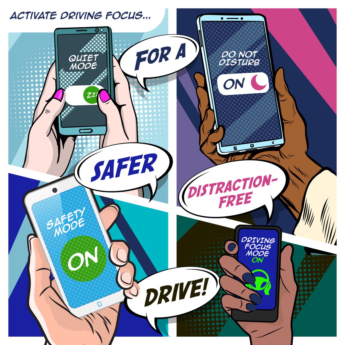 VisionZeroSW's tweet photo. Safe mode on!

Driving distraction free and leaving those mobile phone notifications until you safely arrive at your destination is always the best way to drive rather than trying to drive and scroll... Stay safe on the road!

#opspotlight https://t.co/uBpQGYAJYb