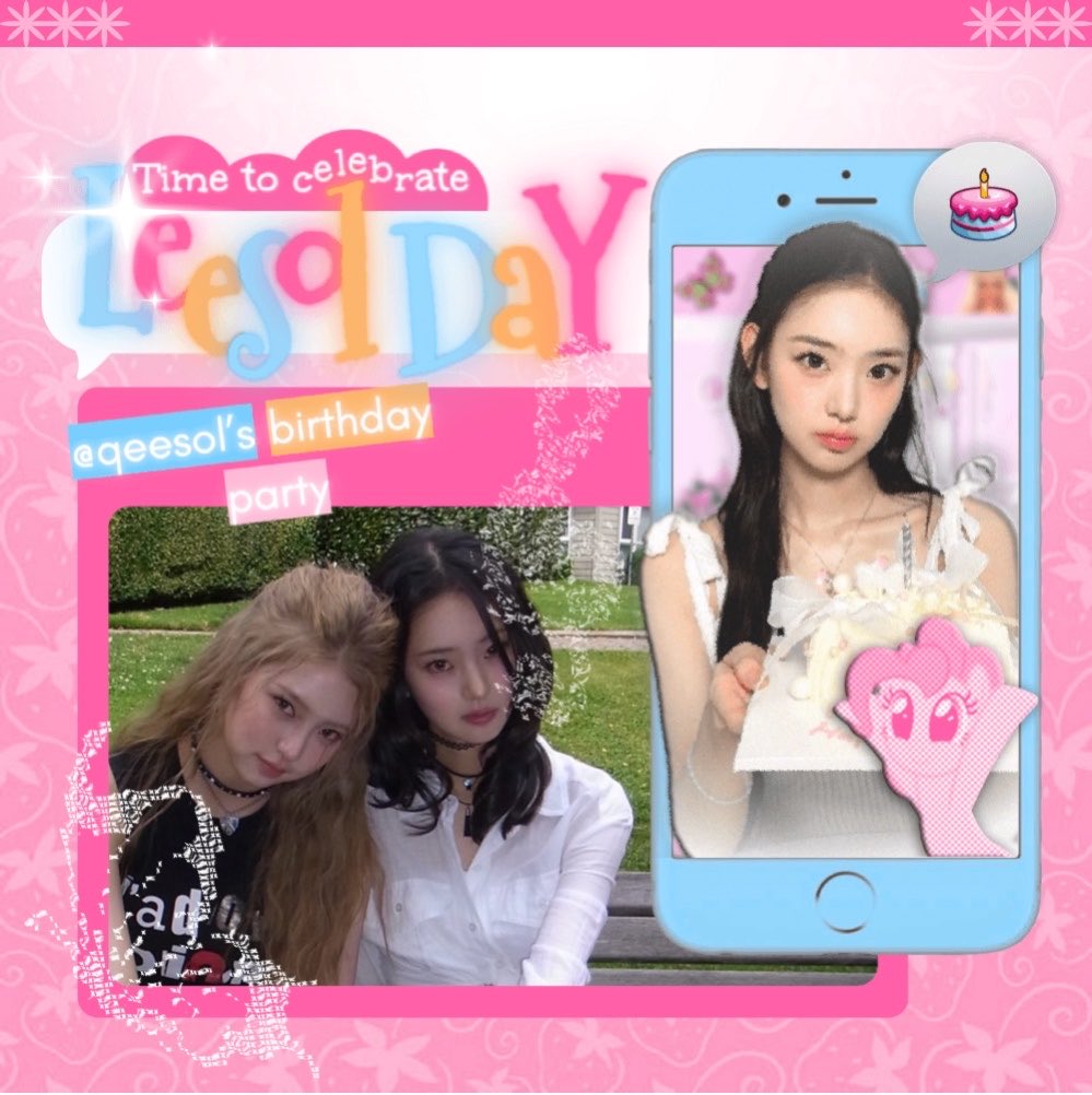 sonatadrift's tweet photo. @qeesol bappi hirthday lovelee unnie :3 🪷 or happi birthiversary or whatever pinkie said!!! https://t.co/KZRQrPKTwC