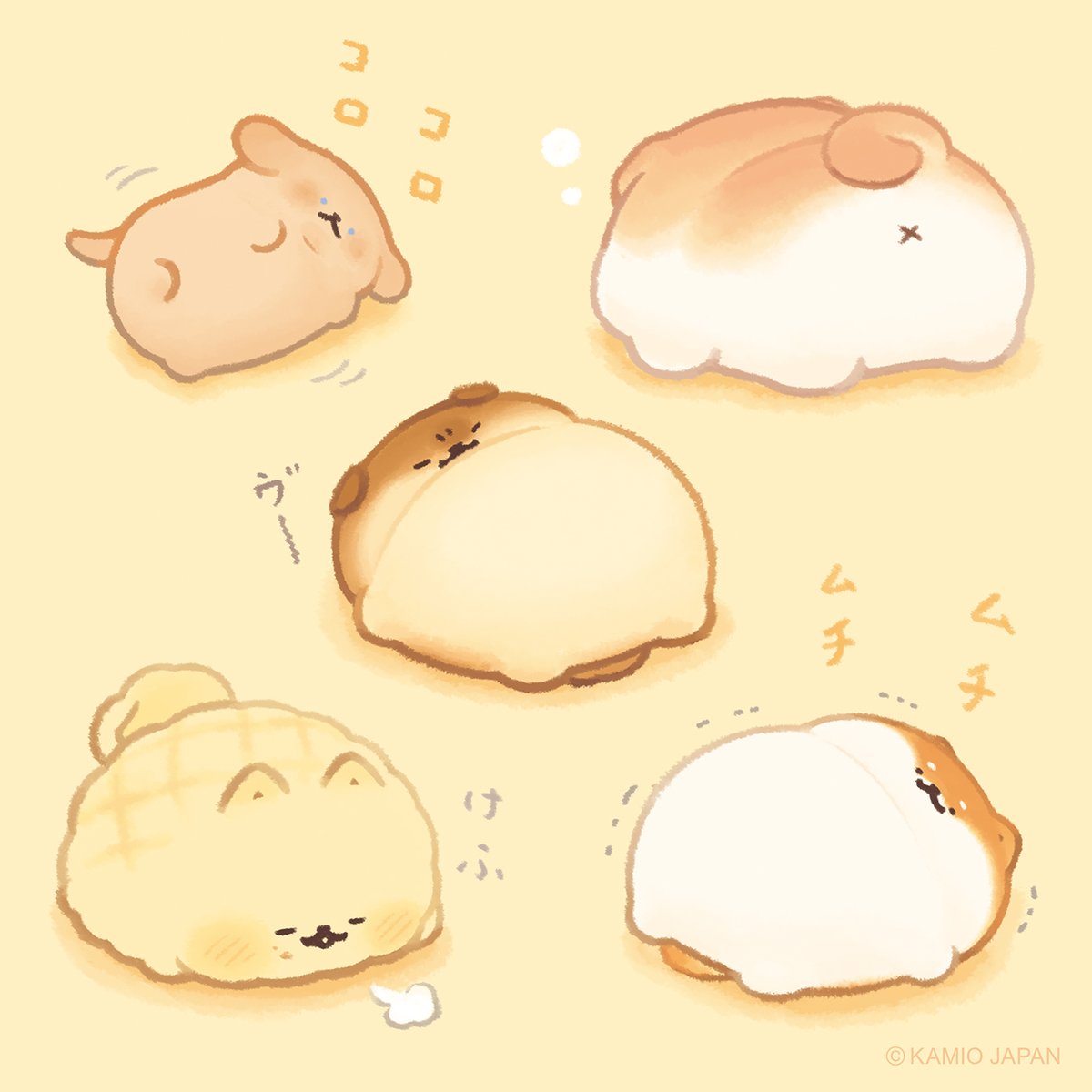yeastken's tweet photo. いっぱい食べてムチパンになった🥖 https://t.co/GOVXP2ss53