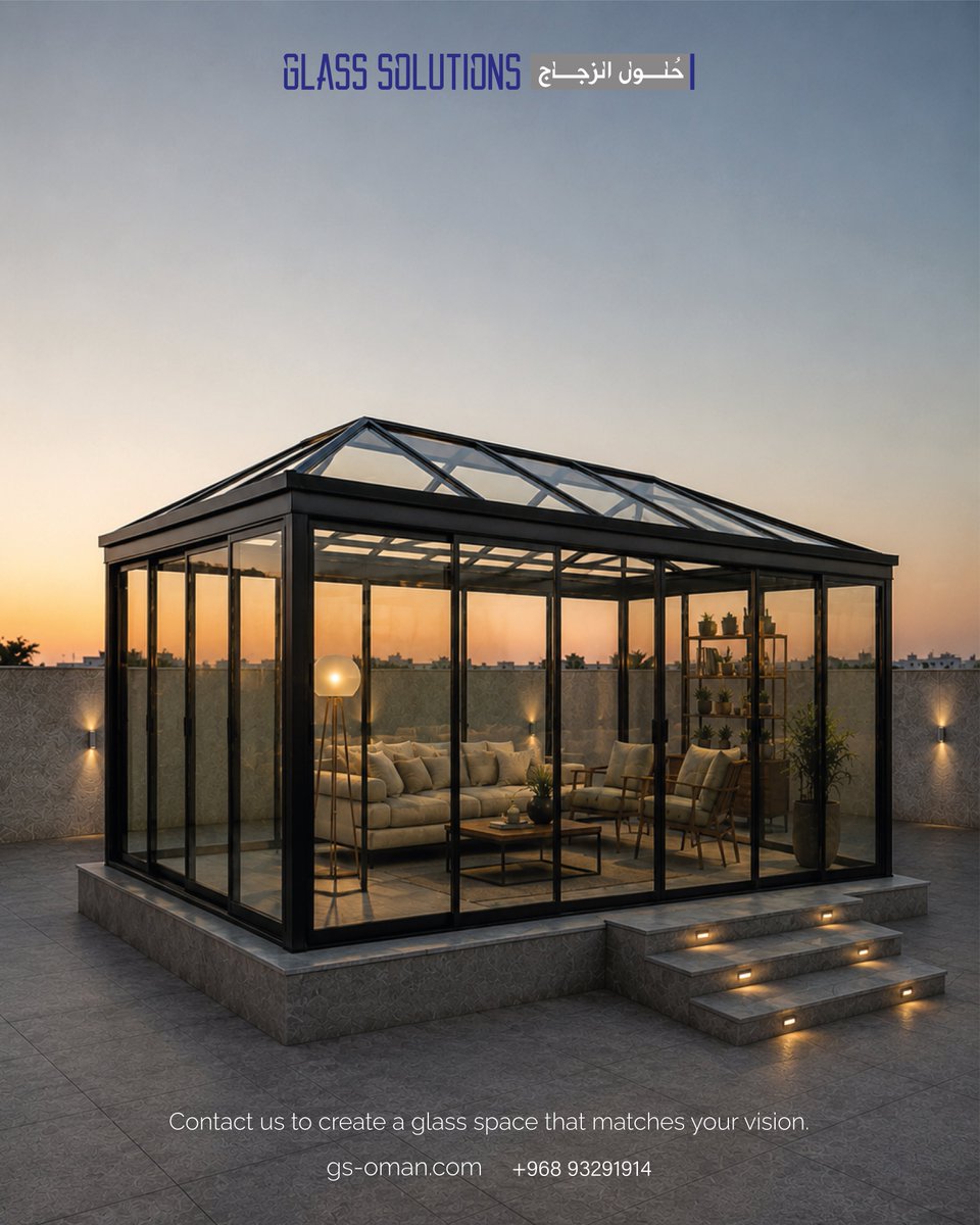 GlassSolutionsO's tweet photo. A new dimension to your space, where natural light, open views, and refined design come together.
A glass pergola designed to create an elegant outdoor experience — with uninterrupted views and timeless architectural appeal.

#GlassSolutions #GlassPergola #aluminumpergola https://t.co/piBRijflXp