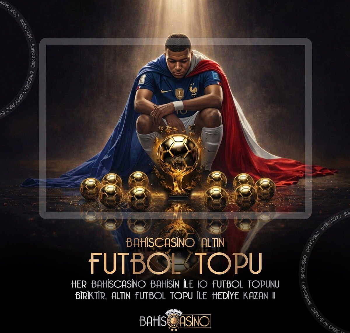 TRbahiscasino's tweet photo. 🔥BAHİSCASİNO'DA ETKİNLİK BİTMEZ ! 📷 HER BAHİSCASİNO BAHİSİN İLE 10 FUTBOL TOPUNU BİRİKTİR.  ALTIN FUTBOL TOPU İLE HEDİYE KAZAN !  https://t.co/JrLU5nzGP2 https://t.co/3W1MW0OAfu