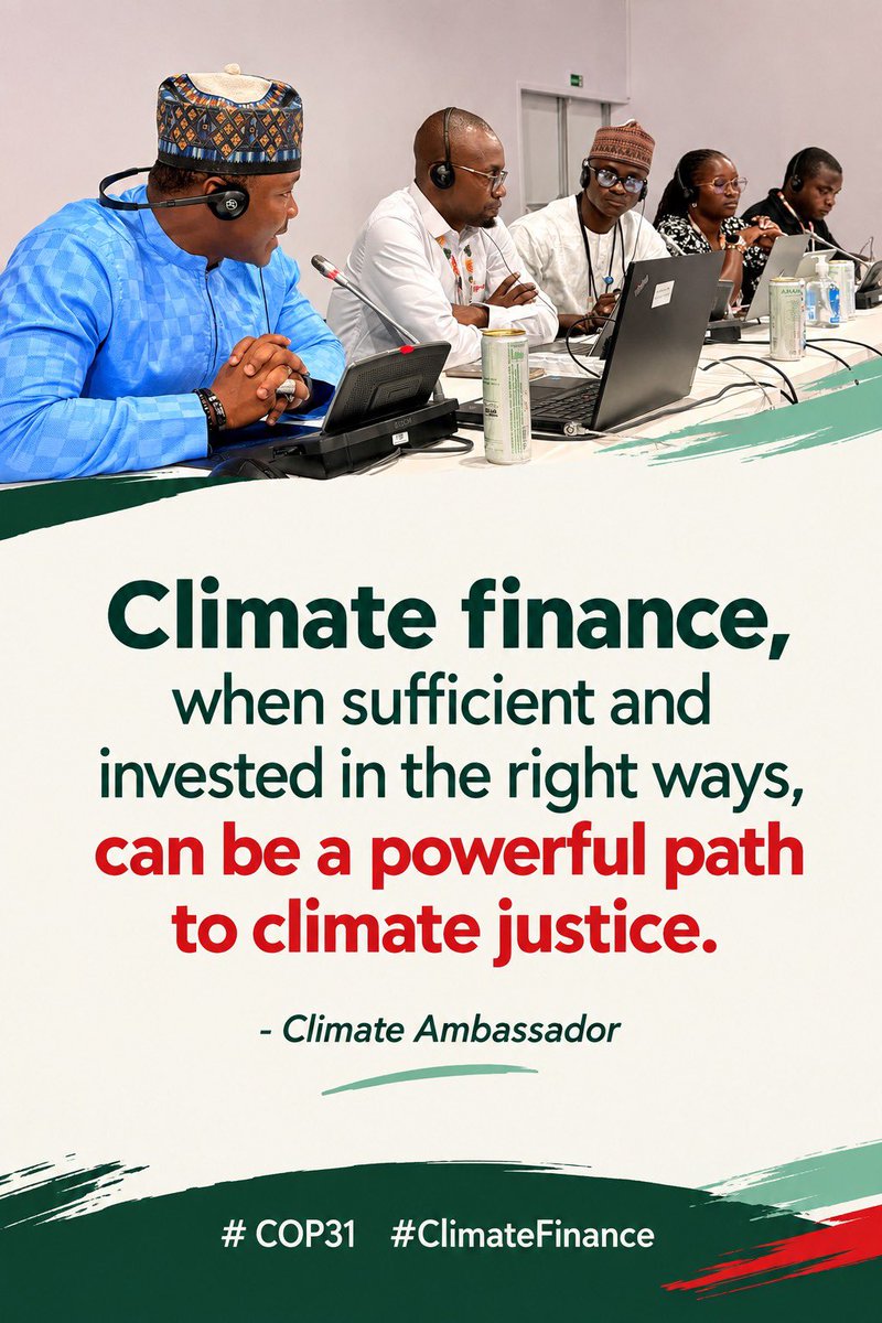 BrianMisiati's tweet photo. #COP31 must be about delivery. Climate finance cannot remain mobilized and committed on paper it must be realized and reach grassroots communities, where climate action becomes real. From finance to impact. From commitments to communities.

#ClimateFinance #ClimateChange https://t.co/qmh7MX0fiA