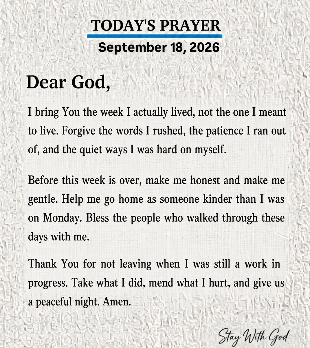 StayWithGod111's tweet photo. Dear God,
I bring You the week I actually liked,... https://t.co/nSGwf05BX4