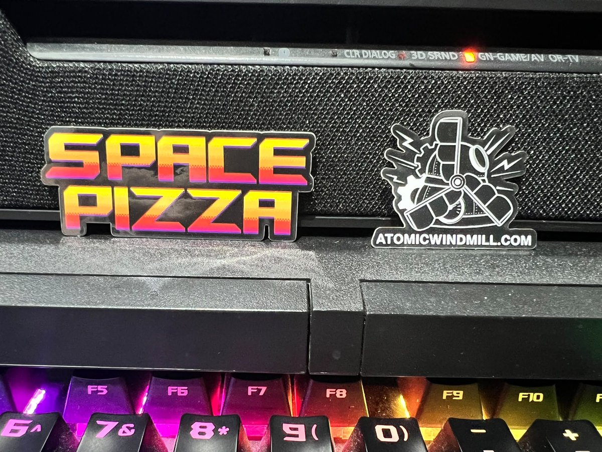 STompyRR's tweet photo. I had some stickers made up which I'll be putting in each physical copy of https://t.co/z2ssTp46d2 when it ships. Nothing Earth shatteringly exciting BUT makes me smile :)
#ZXSpectrumNext #RetroGaming https://t.co/YLK6rCJn5U