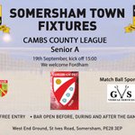 Photo by Somersham Town Football Club (@stfc1893)