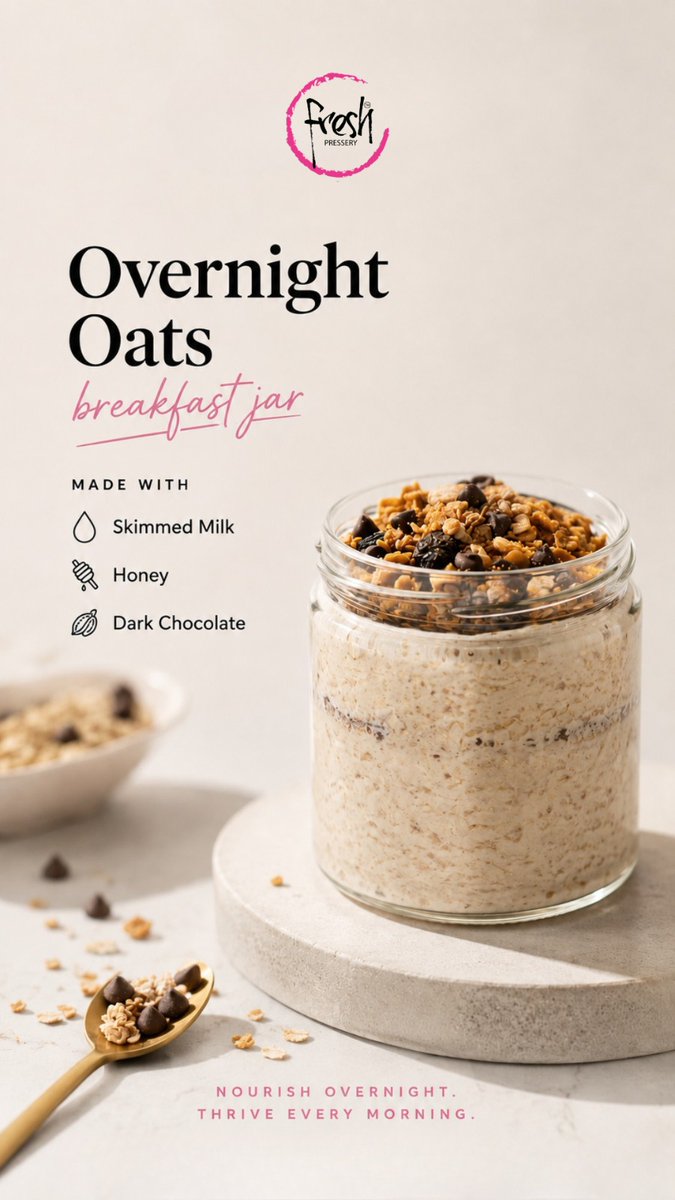 freshpress82318's tweet photo. Tomorrow’s breakfast, sorted tonight. 🥣
#FreshPressery #FreshPresseryBangalore #OvernightOats #OvernightOatsBangalore #HealthyBreakfastBangalore #BreakfastInBangalore #BreakfastJar #HealthyCafeBangalore #BangaloreCafe #BangaloreBreakfast #HealthyFoodBangalore #WholesomeBreakfast https://t.co/TLy4gAtbNc