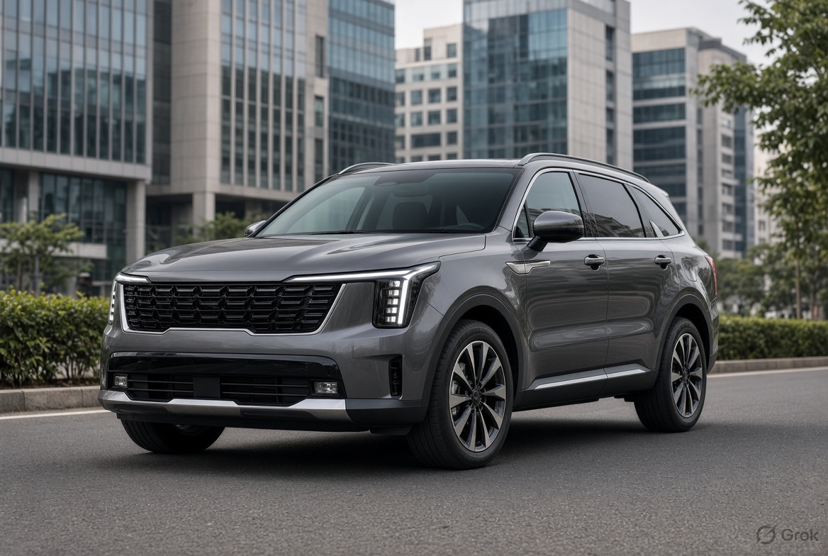 GoClutch1's tweet photo. Kia Sorento is here 🔥

Starts ₹27.99 lakh
• Hybrid + Diesel
• 6 & 7 seater
• AWD on top variants

Hyderabad roads + 3-row SUV = clutch, tyres & suspension matter.

Buying one? Get your current car checked first.

DM for pickup & inspection.
GoClutch Hyderabad
#KiaSorento #HyderabadCars
