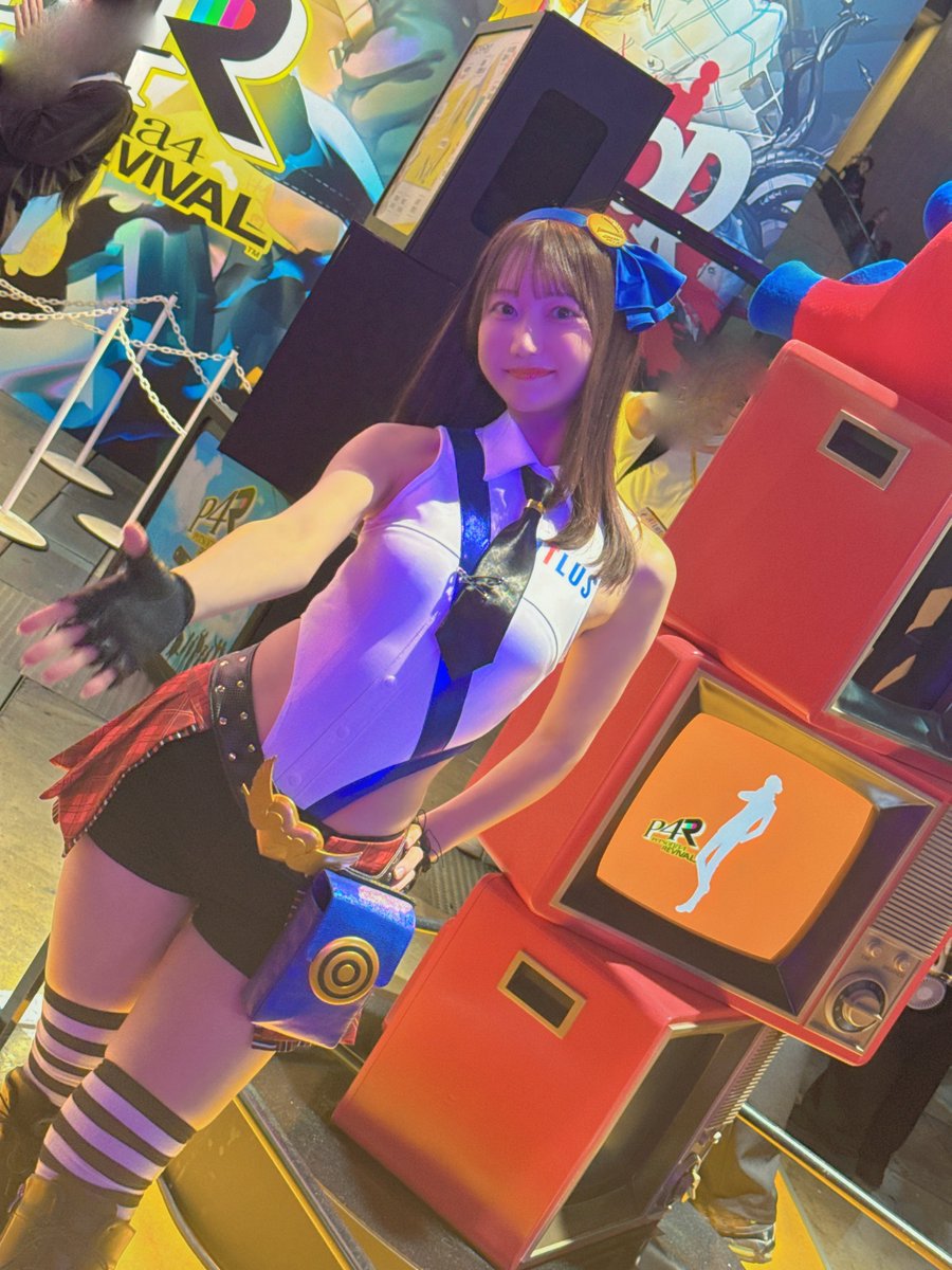 yukakuramoti's tweet photo. #TGS2026 セガ・アトラスブースのお姉さんがとっても可愛くて撮影が楽しかったです…🥰衣装デザインも素敵！ https://t.co/ZuQNHquWbS